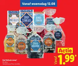 Lidl Oud Hollands snoep aanbieding