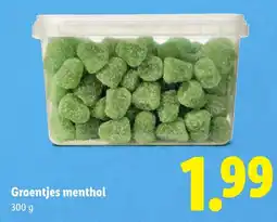 Lidl Groentjes menthol aanbieding