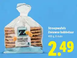 Lidl Zeeuwse Babbelaar Stroopwafel aanbieding
