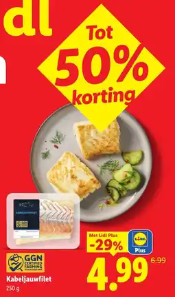 Lidl Kabeljauwfilet aanbieding
