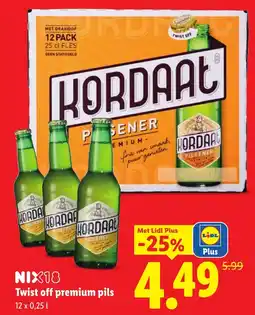 Lidl Kordaat Pilsener aanbieding