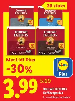 Lidl Douwe Egberts Koffiecapsules aanbieding