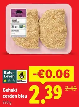Lidl Gehakt cordon bleu aanbieding