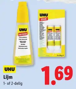 Lidl Uhu Lijm aanbieding