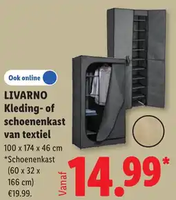 Lidl Livarno Kleding- of schoenenkast aanbieding