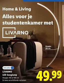 Lidl Livarno LED-booglamp aanbieding