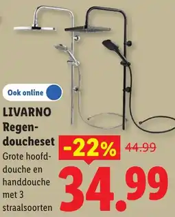 Lidl Livarno Regendoucheset aanbieding