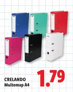 Lidl Crelando multomap A4 aanbieding
