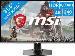 Coolblue MSI MPG 322URX QD-OLED aanbieding