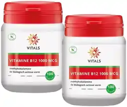 De Online Drogist Vitals Vitamine B12 1000mcg Zuigtabletten Duoverpakking aanbieding