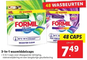 Lidl 3-in-1 wasmiddelcaps aanbieding