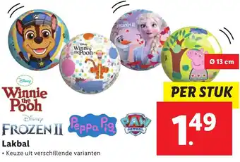 Lidl Lakbal aanbieding