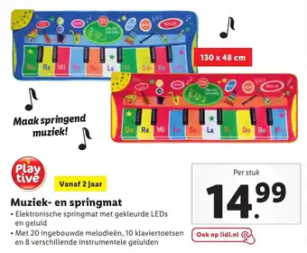 Lidl Muziek- en springmat aanbieding