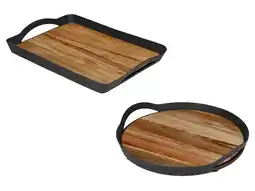 Lidl SILVERCREST Acaciahouten dienblad aanbieding