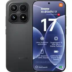 MediaMarkt XIAOMI 17 12GB RAM - 512 GB Zwart aanbieding