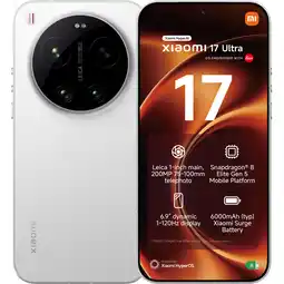 MediaMarkt XIAOMI 17 Ultra 16GB RAM 512GB ROM - Wit - 512 GB Wit aanbieding