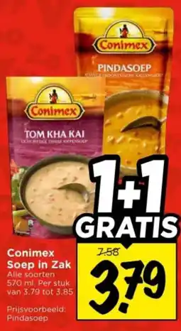 Vomar Voordeelmarkt Conimex Soep in Zak aanbieding