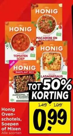 Vomar Voordeelmarkt Honig Ovenschotels, Soepen of Mixen aanbieding