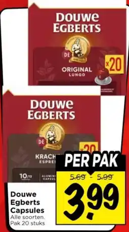 Vomar Voordeelmarkt Douwe Egberts Capsules aanbieding