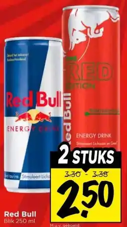 Vomar Voordeelmarkt Red Bull aanbieding