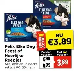 Vomar Voordeelmarkt Felix Elke Dag Feest of Heerlijke Reepjes aanbieding