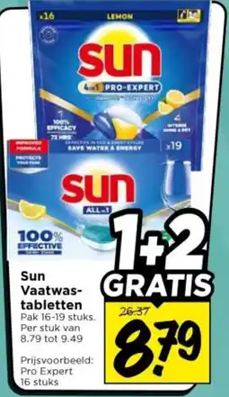 Vomar Voordeelmarkt Sun Vaatwastabletten aanbieding
