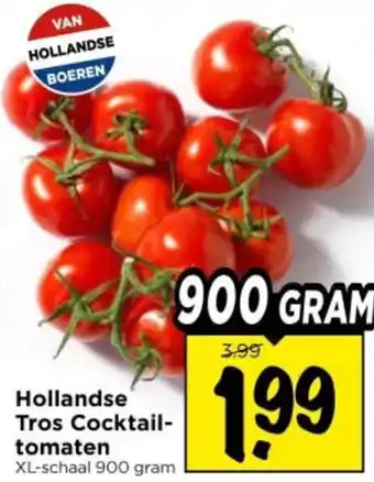 Vomar Voordeelmarkt Hollandse Tros Cocktailtomaten aanbieding