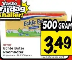 Vomar Voordeelmarkt Echte Boter Roomboter aanbieding