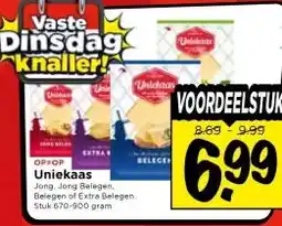 Vomar Voordeelmarkt Uniekaas aanbieding