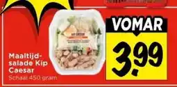 Vomar Voordeelmarkt Maaltijd- salade Kip Caesar aanbieding