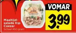 Vomar Voordeelmarkt Maaltijdsalade Kip Caesar aanbieding