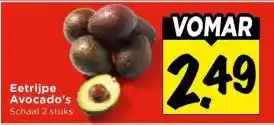 Vomar Voordeelmarkt Eetrijpe Avocado's aanbieding