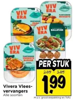 Vomar Voordeelmarkt Vivera Vleesvervangers aanbieding