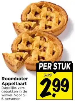 Vomar Voordeelmarkt Roomboter Appeltaart aanbieding