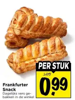 Vomar Voordeelmarkt Frankfurter Snack aanbieding