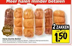 Vomar Voordeelmarkt Verse Zachte Bollen aanbieding