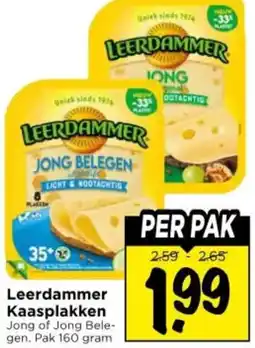 Vomar Voordeelmarkt Leerdammer Kaasplakken aanbieding