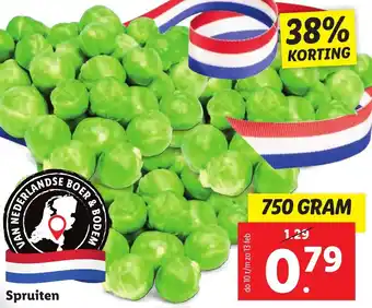 Lidl Spruiten 750g aanbieding