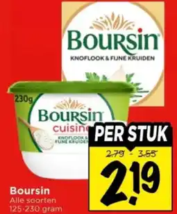 Vomar Voordeelmarkt Boursin aanbieding