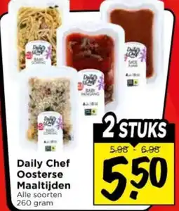 Vomar Voordeelmarkt Daily Chef Oosterse Maaltijden aanbieding