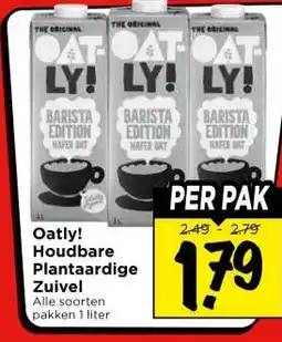 Vomar Voordeelmarkt Oatly! Houdbare Plantaardige Zuivel aanbieding