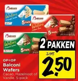 Vomar Voordeelmarkt Balconi Wafers aanbieding