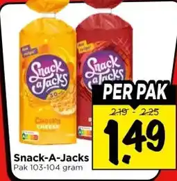 Vomar Voordeelmarkt Snack-A-Jacks aanbieding
