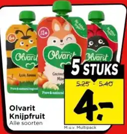 Vomar Voordeelmarkt Olvarit Knijpfruit aanbieding