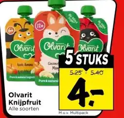 Vomar Voordeelmarkt Olvarit Knijpfruit aanbieding