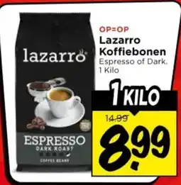 Vomar Voordeelmarkt lazarro Koffiebonen aanbieding