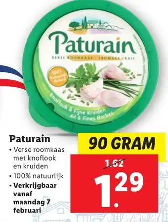 Lidl Paturain 90g aanbieding