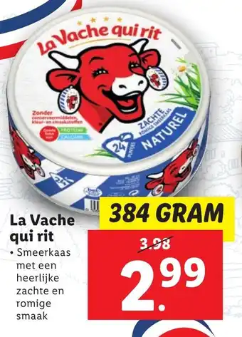 Lidl La Vache qui rit 384g aanbieding