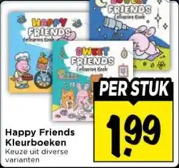 Vomar Voordeelmarkt Happy Friends Kleurboeken aanbieding