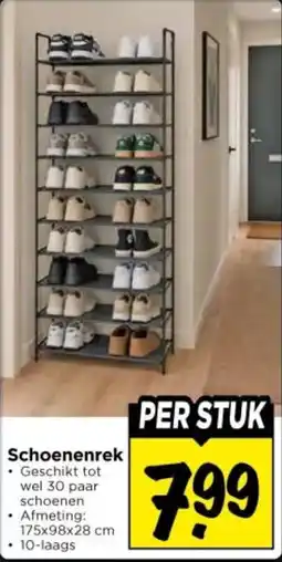 Vomar Voordeelmarkt Schoenenrek aanbieding